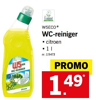 Promoties Wc-reiniger - W5 - Geldig van 12/11/2018 tot 17/11/2018 bij Lidl