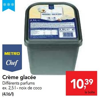 Promoties Crème glacée - Huismerk - Makro - Geldig van 07/11/2018 tot 20/11/2018 bij Makro