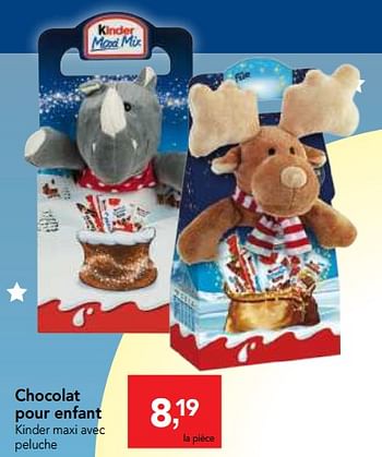 Promotions Chocolat pour enfant - Kinder - Valide de 07/11/2018 à 20/11/2018 chez Makro