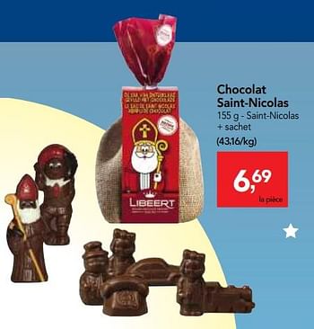 Promotions Chocolat saint-nicolas - Libeert - Valide de 07/11/2018 à 20/11/2018 chez Makro