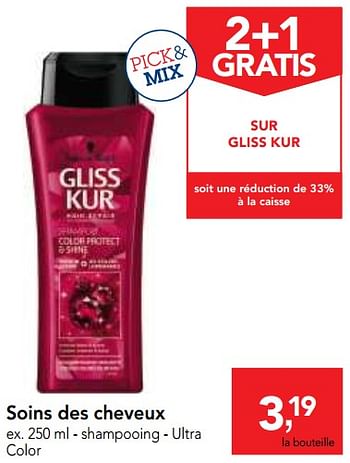 Promoties Soins des cheveux - Gliss Kur - Geldig van 07/11/2018 tot 20/11/2018 bij Makro
