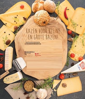 Promoties Brugge broodje apéro of classic - Brugge - Geldig van 07/11/2018 tot 13/11/2018 bij Alvo
