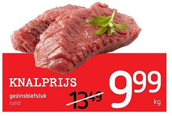 Promoties Gezinsbiefstuk - Huismerk - Spar Retail - Geldig van 08/11/2018 tot 21/11/2018 bij Spar (Colruytgroup)