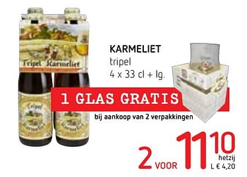 Promoties Karmeliet tripel - TRipel Karmeliet - Geldig van 08/11/2018 tot 21/11/2018 bij Spar (Colruytgroup)