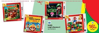 Promoties 2-3ds luigi`s mansion 2 - Nintendo - Geldig van 24/10/2018 tot 06/12/2018 bij Carrefour