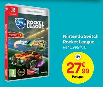 Promoties Nintendo switch rocket league - Psyonix - Geldig van 24/10/2018 tot 06/12/2018 bij Carrefour