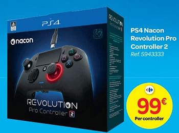 Carrefour Promotie Ps4 Nacon Revolution Pro Controller 2 Nacon Multimedia Geldig Tot 06 12 18 Promobutler