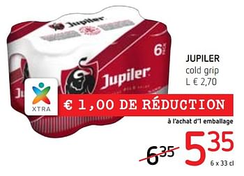 Promotions Jupiler cold grip - Jupiler - Valide de 08/11/2018 à 21/11/2018 chez Spar (Colruytgroup)