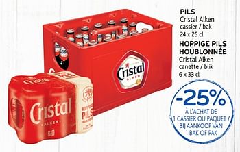 Promotions Pils cristal alken cassier - Cristal - Valide de 07/11/2018 à 20/11/2018 chez Alvo