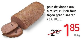 Promotions Pain de viande aux airelles, cuit au four façon grand-mère - Produit Maison - Spar Retail - Valide de 08/11/2018 à 21/11/2018 chez Spar (Colruytgroup)