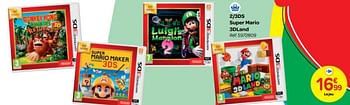 Promoties 2-3ds super mario 3dland - Nintendo - Geldig van 24/10/2018 tot 06/12/2018 bij Carrefour