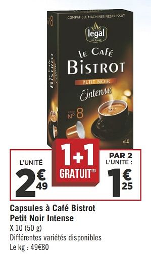 Promo Senseo café dosettes corsé chez Géant Casino