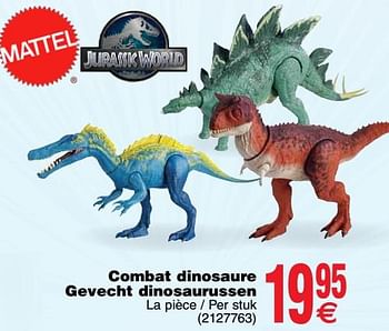 Promotions Combat dinosaure gevecht dinosaurussen - Mattel - Valide de 06/11/2018 à 19/11/2018 chez Cora