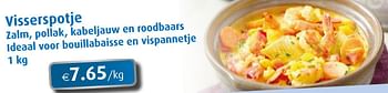Promoties Visserspotje - Huismerk - Aronde - Geldig van 29/10/2018 tot 26/11/2018 bij Aronde