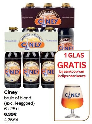 Promoties Bruin of blond - Ciney - Geldig van 07/11/2018 tot 18/11/2018 bij Carrefour