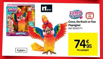 Promoties Coco, de rock-a-too papegaai - Hasbro - Geldig van 07/11/2018 tot 18/11/2018 bij Carrefour