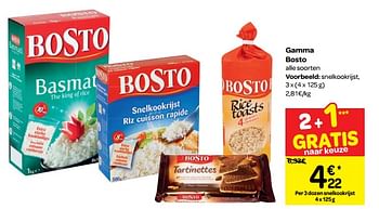 Promoties Snelkookrijst - Bosto - Geldig van 07/11/2018 tot 18/11/2018 bij Carrefour