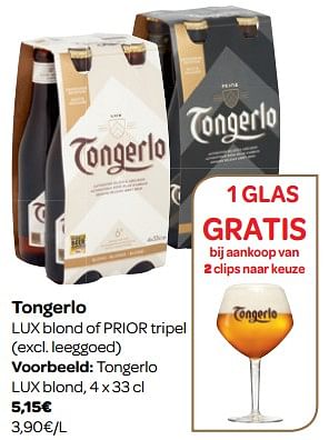 Promoties Tongerlo lux blond - Tongerlo - Geldig van 07/11/2018 tot 18/11/2018 bij Carrefour