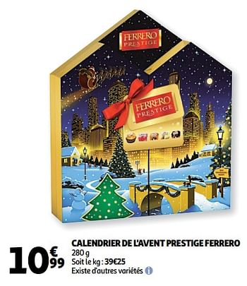 Promotions Calendrier de l`avent prestige ferrero - Ferrero - Valide de 07/11/2018 à 13/11/2018 chez Auchan Ronq