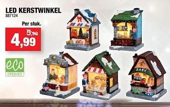 Promoties Led kerstwinkel - Merk onbekend - Geldig van 07/11/2018 tot 18/11/2018 bij Hubo