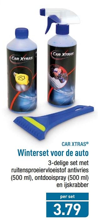 Promoties Winterset voor de auto - Car Xtras - Geldig van 12/11/2018 tot 17/11/2018 bij Aldi