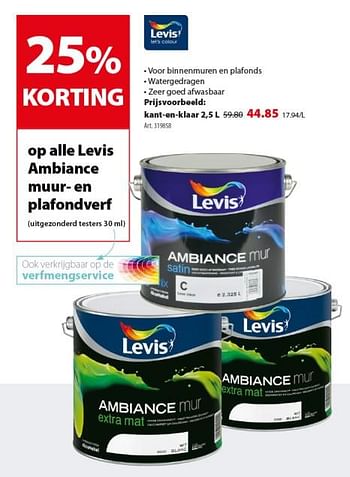 Promoties Kant-en-klaar - Levis - Geldig van 07/11/2018 tot 19/11/2018 bij Gamma