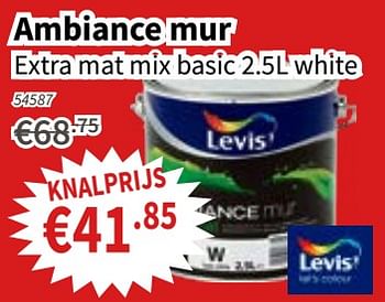 Promoties Ambiance mur - Levis - Geldig van 08/11/2018 tot 21/11/2018 bij Cevo Market