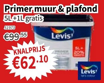 Promoties Primer muur + plafond - Levis - Geldig van 08/11/2018 tot 21/11/2018 bij Cevo Market