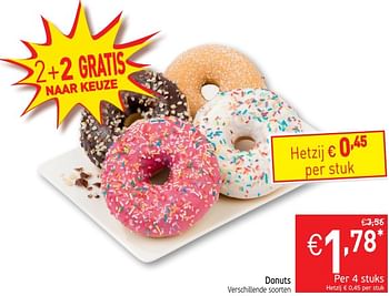 Promoties Donuts - Huismerk - Intermarche - Geldig van 13/11/2018 tot 18/11/2018 bij Intermarche
