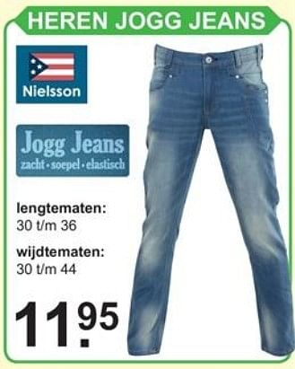 Kolonisten Bonus Shilling Nielsson Heren jogg jeans - Promotie bij Van Cranenbroek