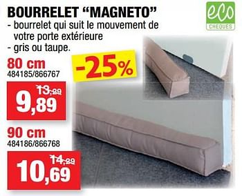 Promotions Bourrelet magneto - Marque inconnue - Valide de 07/11/2018 à 18/11/2018 chez Hubo