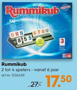 Promoties Rummikub - Goliath - Geldig van 07/11/2018 tot 20/11/2018 bij Blokker