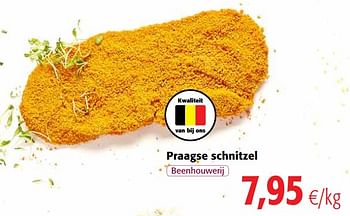 Promotions Praagse schnitzel - Produit maison - Colruyt - Valide de 07/11/2018 à 20/11/2018 chez Colruyt