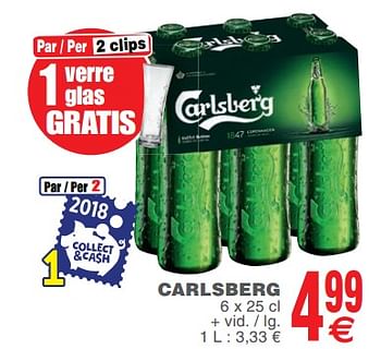 Promotions Carlsberg - Carlsberg Luxe - Valide de 13/11/2018 à 19/11/2018 chez Cora