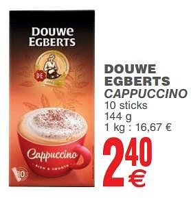 Promoties Douwe egberts cappuccino - Douwe Egberts - Geldig van 13/11/2018 tot 19/11/2018 bij Cora