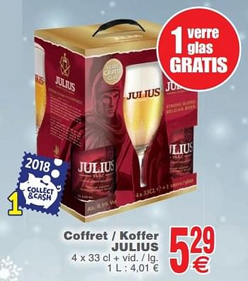 Promotions Coffret - koffer julius - Julius - Valide de 13/11/2018 à 19/11/2018 chez Cora