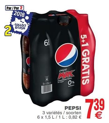 Promotions Pepsi - Pepsi - Valide de 13/11/2018 à 19/11/2018 chez Cora