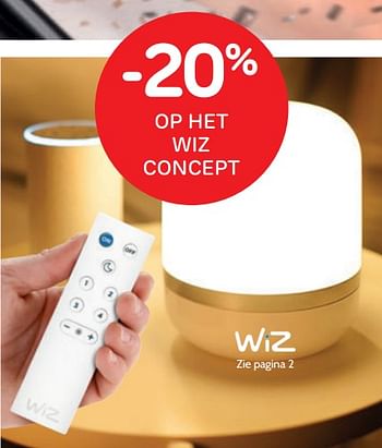 Promoties -20% op het wiz concept - WIZ - Geldig van 13/11/2018 tot 03/12/2018 bij BricoPlanit
