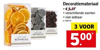 Promoties Decoratiemateriaal - Huismerk - Lidl - Geldig van 19/11/2018 tot 24/11/2018 bij Lidl
