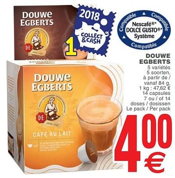 Promotions Douwe egberts - Douwe Egberts - Valide de 13/11/2018 à 19/11/2018 chez Cora