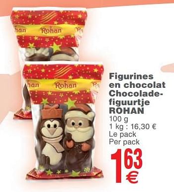 Promotions Figurines en chocolat chocoladefiguurtje rohan - Rohan - Valide de 13/11/2018 à 19/11/2018 chez Cora