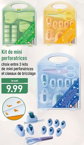 Promotions Kit de mini perforatrices - Produit maison - Aldi - Valide de 12/11/2018 à 17/11/2018 chez Aldi