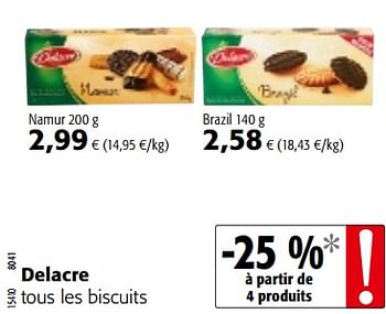 Promo Delacre biscuits chez Lidl