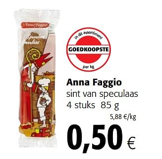 Promoties Anna faggio sint van speculaas - Anna faggio - Geldig van 07/11/2018 tot 20/11/2018 bij Colruyt
