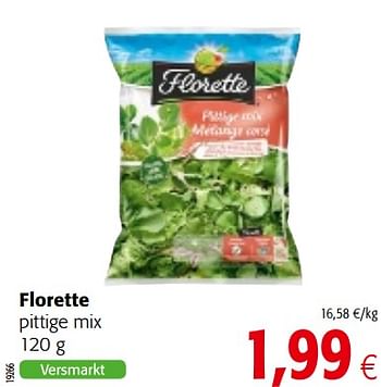 Promoties Florette pittige mix - Florette - Geldig van 07/11/2018 tot 20/11/2018 bij Colruyt