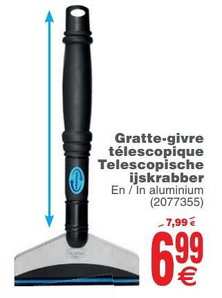 Promoties Gratte-givre télescopique telescopische ijskrabber - Auto Pratic - Geldig van 13/11/2018 tot 26/11/2018 bij Cora