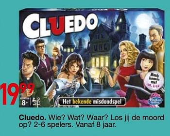 Promoties Cluedo - Hasbro - Geldig van 25/10/2018 tot 06/12/2018 bij Tuf Tuf