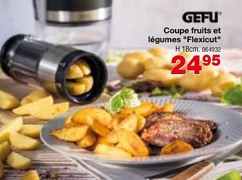 Promoties Coupe fruits et légumes flexicut - Gefu - Geldig van 31/10/2018 tot 02/12/2018 bij Home & Co
