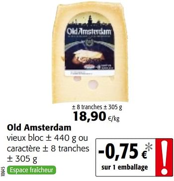 Promotions Old amsterdam vieux bloc ou caractère - Old Amsterdam - Valide de 07/11/2018 à 20/11/2018 chez Colruyt