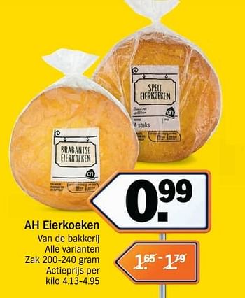 Promotions Ah eierkoeken - Produit Maison - Albert Heijn - Valide de 12/11/2018 à 18/11/2018 chez Albert Heijn